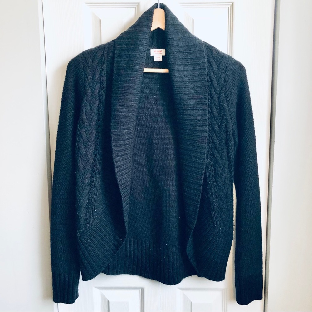 Open Front Cable Knit Cardigan Sweater 🖤 Mossimo
